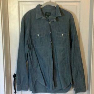 J.Crew Mens Light Denim button down